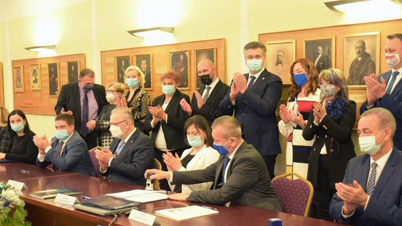 HRK 15.2 bn development agreement for northern Croatia signed in Varaždin